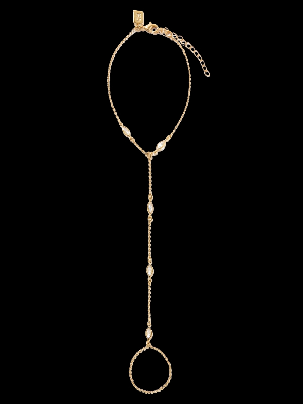 Crystal Haze  Hand Chain Bracelet